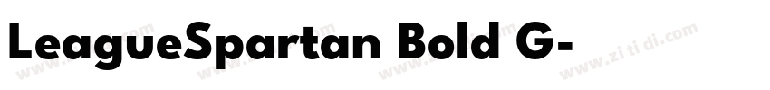 LeagueSpartan Bold G字体转换 LeagueSpartan Bold G字体转换